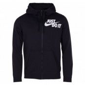 m nsw hoodie fz jdi, black/white, l,  nike