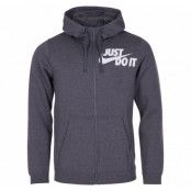 M Nsw Hoodie Fz Jdi, Charcoal Heathr/White, Xl,  Tröjor