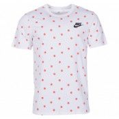 M Nsw Tee Cnpt Blue 4, White/Black, L,  Nike