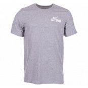 M Nsw Tee Hybrid Jdi, Dk Grey Heather/White, Xs,  Nike