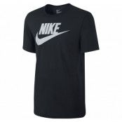 M Nsw Tee Icon Futura, Black/Pure Platinum, L,  Nike