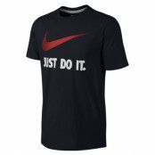 M Nsw Tee Jdi Swoosh New, Black/Red, Lt,  Nike