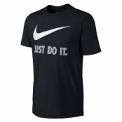 M Nsw Tee Jdi Swoosh New, Black/Wolf Grey, L,  Nike