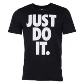 M Nsw Tee Just Do It, Black/White, L,  T-Shirts