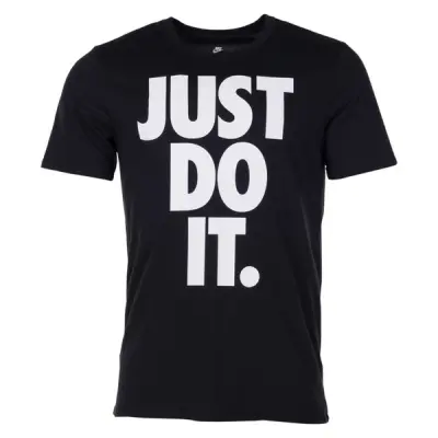 M Nsw Tee Just Do It, Black/White, L,  T-Shirts