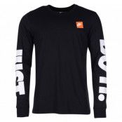 M Nsw Tee Ls Hbr 1, Black/White, L,  Nike