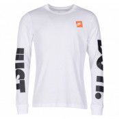 M Nsw Tee Ls Hbr 1, White/White, Xl,  Nike