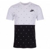 M Nsw Tee Polka Dot, White/Black/Black, Xxl,  Nike