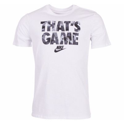 M Nsw Tee Prnt Pk Game, White/White/Black, Xxl,  Nike