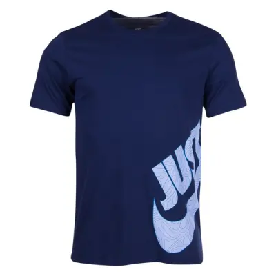 M Nsw Tee Swsh Pls Prnt Jdi, Binary Blue/Aluminum, L,  Nike