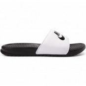 Men's Nike Benassi Jdi Sandal, White/Black-Black, 39