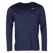 Men's Nike Breathe Running Top, Thunder Blue/Dark Obsidian, Xl, Nike