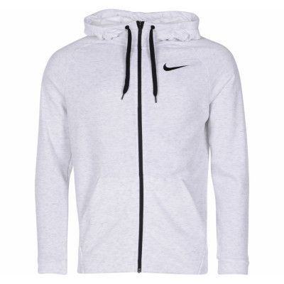 Men's Nike Dry Training Hoodie, Birch Heather/Black, S,  Nike