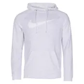 Men's Nike Dry Training Hoodie, Birch Heather/White, S,  Nike