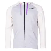 Men's Nike Dry Training Hoodie, Grey Heather/Pale Ivory/Black, L,  Nike
