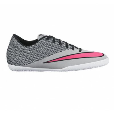 Mercurialx Pro Ic, Wolf Grey/Hyper Pink-Blk-White, 26.5