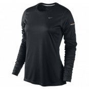 Miler Ls Top, Black/Reflective Silv, L,  Nike