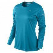 Miler Ls Top, Blue Lagoon/Reflective Silv, L,  Nike