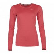 Miler Ls Top, Geranium/Reflective Silv, S,  Nike