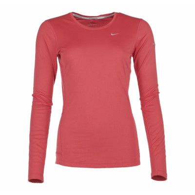 Miler Ls Top, Geranium/Reflective Silv, Xs,  Nike