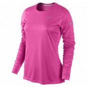 Miler Ls Top, Pink Pow/Reflective Silv, L,  Nike