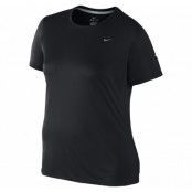 Miler Ss Crew Top, Black/Reflective Silv, S,  T-Shirts