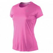 Miler Ss Crew Top, Pink Pow/Reflective Silv, L,  T-Shirts