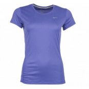 Miler Ss Crew Top, Purple Haze/Reflective Silv, L,  T-Shirts