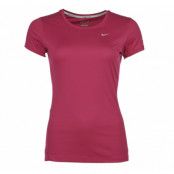 Miler Ss Crew Top, Sport Fuchsia/Reflective Silv, L,  T-Shirts