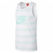 Nike Ace Tank-Fade, White/Artisan Teal/Artisan Tea, S,  Nike