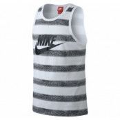 Nike Ace Tank-Fade, White/Black/Black, M,  Nike