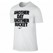 Nike Another Bucket Tee, White/White/Black, M, Nike