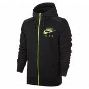 Nike Aw77 Flc Fz Hoody-Hybrid, Black/Htr/Black/Volt, Xxl,  Nike