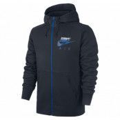 Nike Aw77 Flc Fz Hoody-Hybrid, Dark Obsidian/Htr/Dark Obsidia, M, Nike