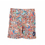 Nike B 4" Volley Short, Bright Mango, L,  Badbyxor