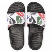Nike Benassi "just Do It." Pri, Black/Black-White-Multi-Color, 49,5