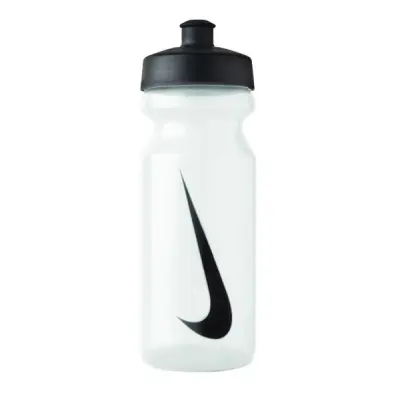 Nike Big Mouth Water Bottle, Clear/Black/Black, 600,  Utrustning