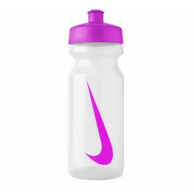 Nike Big Mouth Water Bottle, Clear/Pink Pow/Pink Pow, 600,  Utrustning