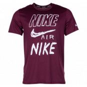 Nike Breathe Dri-Fit Run Men's, Night Maroon/White/Reflective, Xxl, Nike