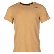 Nike Breathe Men's Short-Sleev, Club Gold/Htr/Black, L,  Nike