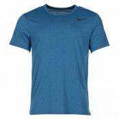 Nike Breathe Men's Short-Sleev, Green Abyss/Htr/Black, L,  Nike