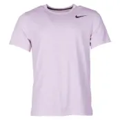 Nike Breathe Men's Short-Sleev, Pink Foam /Htr/Black, M,  Nike