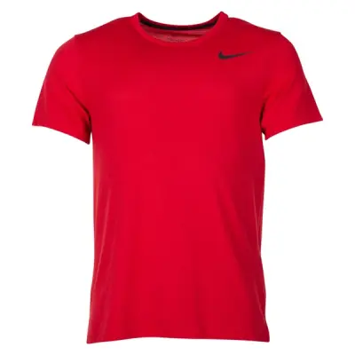 Nike Breathe Men's Short-Sleev, University Red/Htr/Black, L,  Nike