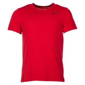 Nike Breathe Men's Short-Sleev, University Red/Htr/Black, Xl,  Nike