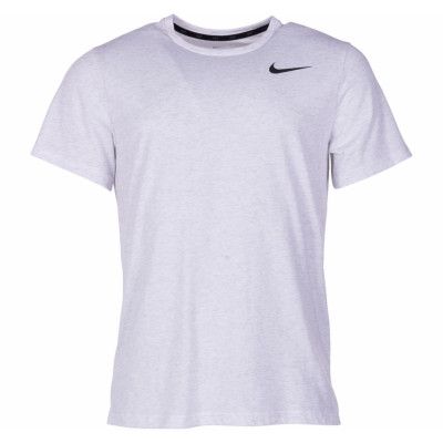 Nike Breathe Men's Short-Sleev, White/Htr/Black, Xxlt,  Nike