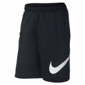Nike Club Short-Exp Swoosh, Black/White, M, Nike