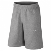 Nike Club Short-Swoosh, Dk Grey Heather/White, Lt,  Nike