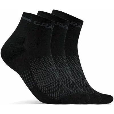 Nike Core Dry Mid Sock 3-Pack Black