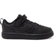 Nike Court Borough Low 2 Littl, Black/Black-Black, 35