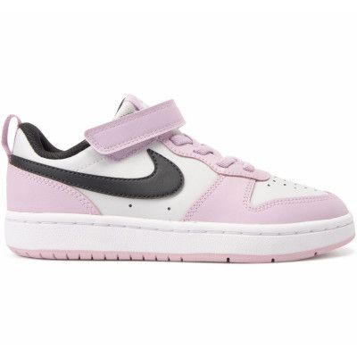 Nike Court Borough Low 2 Littl, Photon Dust/Off Noir-Iced Lila, 27.5
